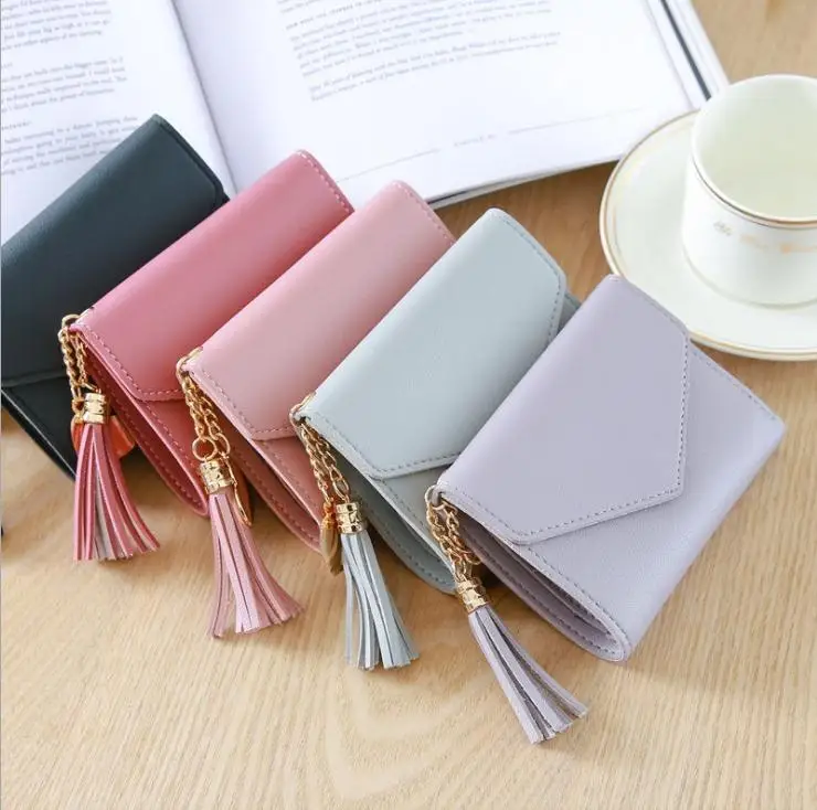 Wallet Women Purses Tassel Fashion Coin Purse Card Holder Wallets Female High Quality Clutch Money Bag PU Leather Wallet, Black, light blue, deep green, pink, gray, deep pink, purple, red
Wallet Women Purses Tassel Fashion Coin Purse Card Holder Wallets Female High Quality Clutch Money Bag PU Leather Wallet, Black, light blue, deep green, pink, gray, deep pink, purple, red