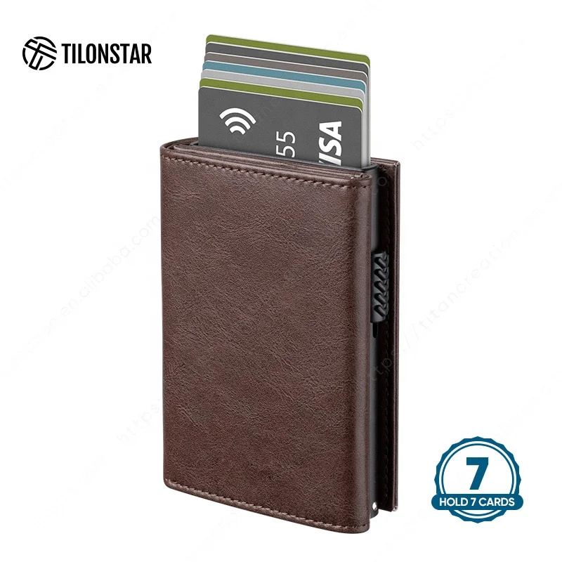 New Product Card Case Men Leather Credit Name id Card Holder Wallets Aluminum Rfid Blocking Card Holder
New Product Card Case Men Leather Credit Name id Card Holder Wallets Aluminum Rfid Blocking Card Holder