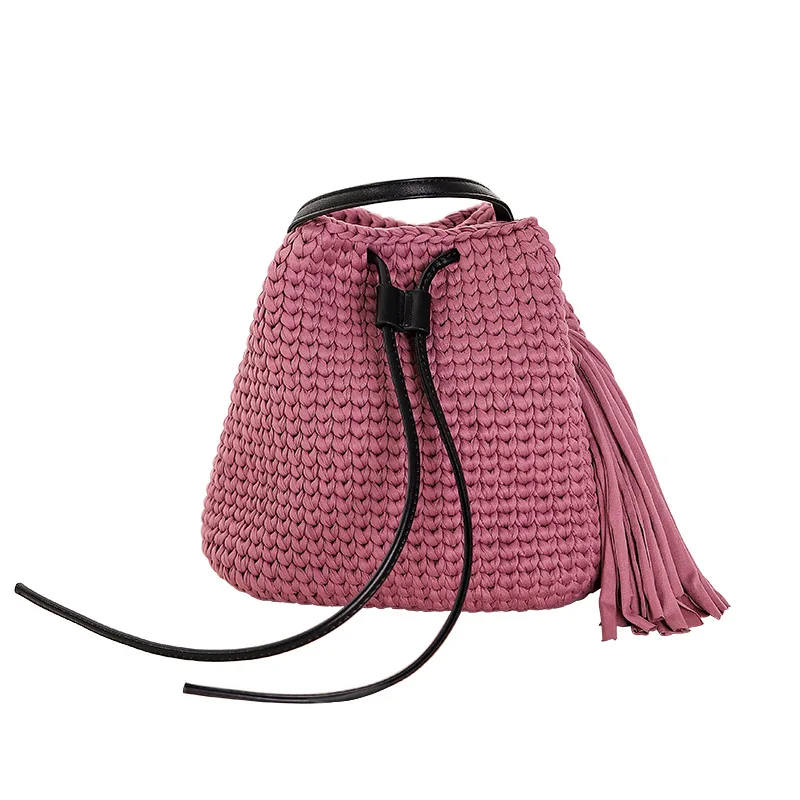 Fashion woven shopping bag cotton thread diy material bag accessories, As pics
Fashion woven shopping bag cotton thread diy material bag accessories, As pics