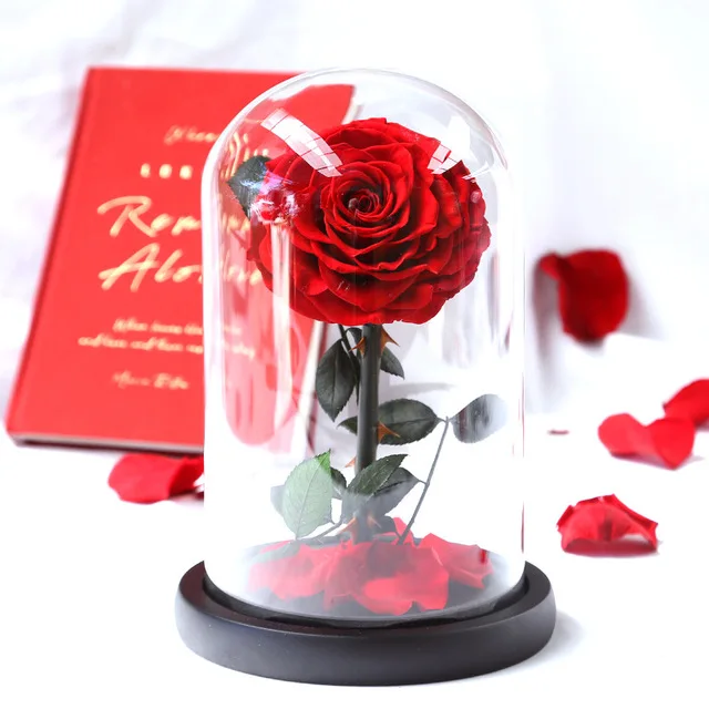 Eternal Flower Finished Glass Cover Gift Box Valentine's Day Gift for Girlfriend Birthday Little Prince Rose Gift
Eternal Flower Finished Glass Cover Gift Box Valentine's Day Gift for Girlfriend Birthday Little Prince Rose Gift
