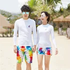 2019 Wholesale Custom Quick Dry Summer Mens Women Beachwear Surf Swimwear Swim Shirt Shorts