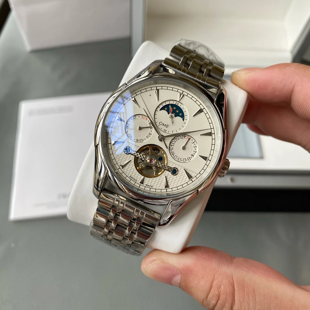 2022 Wholesale Omage New Mechanical Watch Automatic Movement Luxury Fashion Waterproof Stainless Steel Design For Men, As shown in the figure
2022 Wholesale Omage New Mechanical Watch Automatic Movement Luxury Fashion Waterproof Stainless Steel Design For Men, As shown in the figure