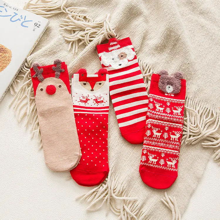Cheap Cartoon Lovely Funny Cute Animal Elk Stripes Ears Christmas Red Women Socks, Picture color
Cheap Cartoon Lovely Funny Cute Animal Elk Stripes Ears Christmas Red Women Socks, Picture color