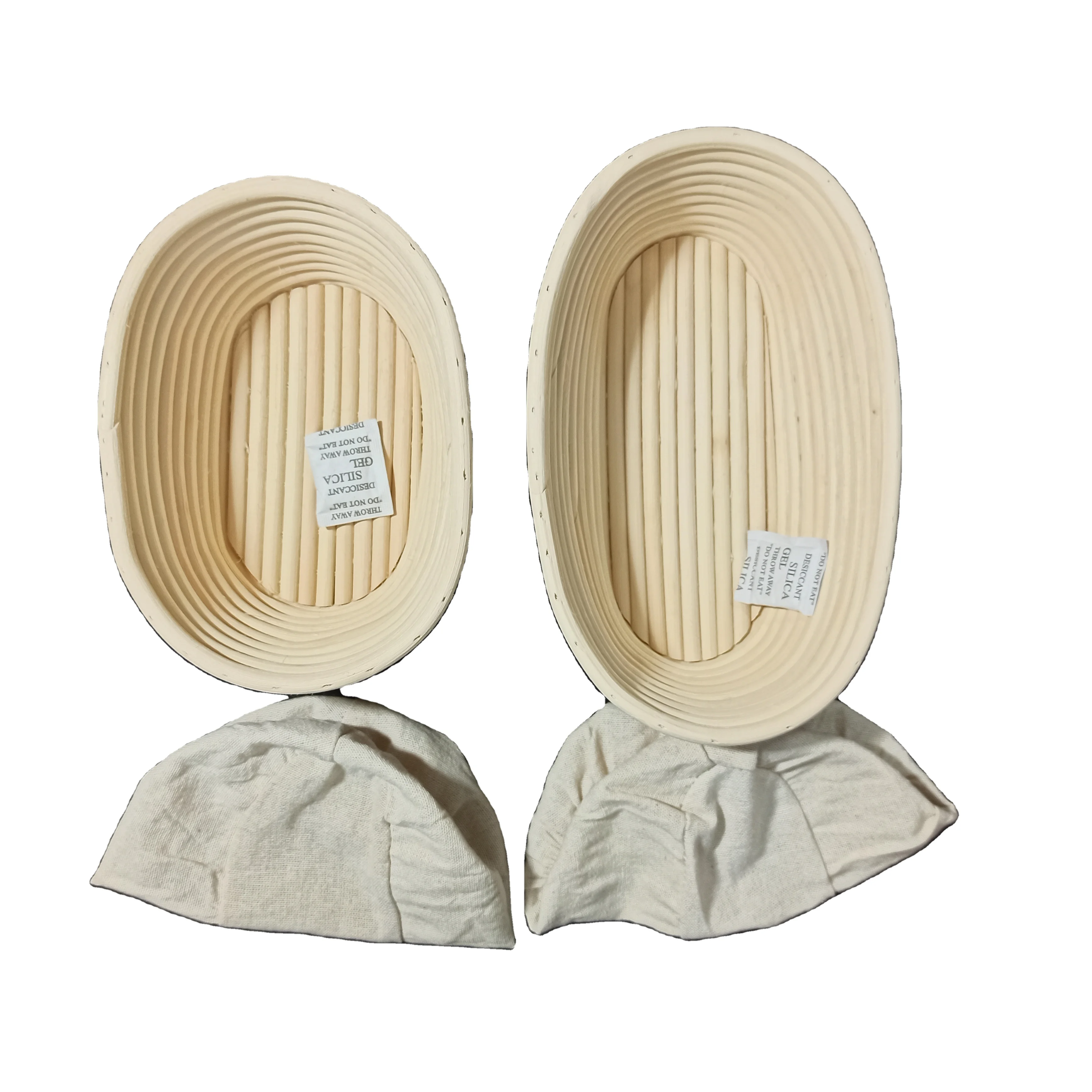 Factory wholesale high quality Indonesia Oval Bread fermentation basket banneton with cloth lining, Natural color
Factory wholesale high quality Indonesia Oval Bread fermentation basket banneton with cloth lining, Natural color
