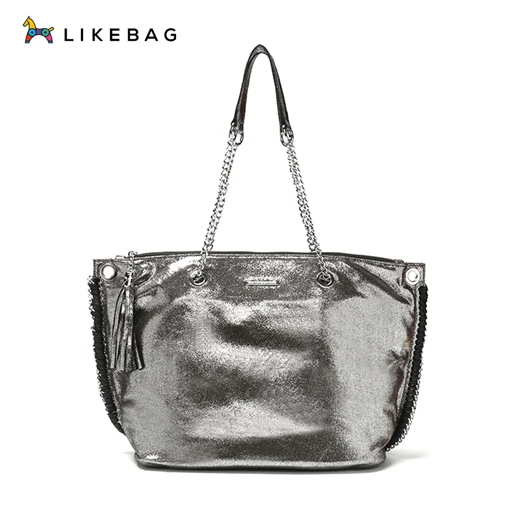 LIKEBAG new products are hot-selling fashion casual including metal material production hand tote bag for Office worker
LIKEBAG new products are hot-selling fashion casual including metal material production hand tote bag for Office worker