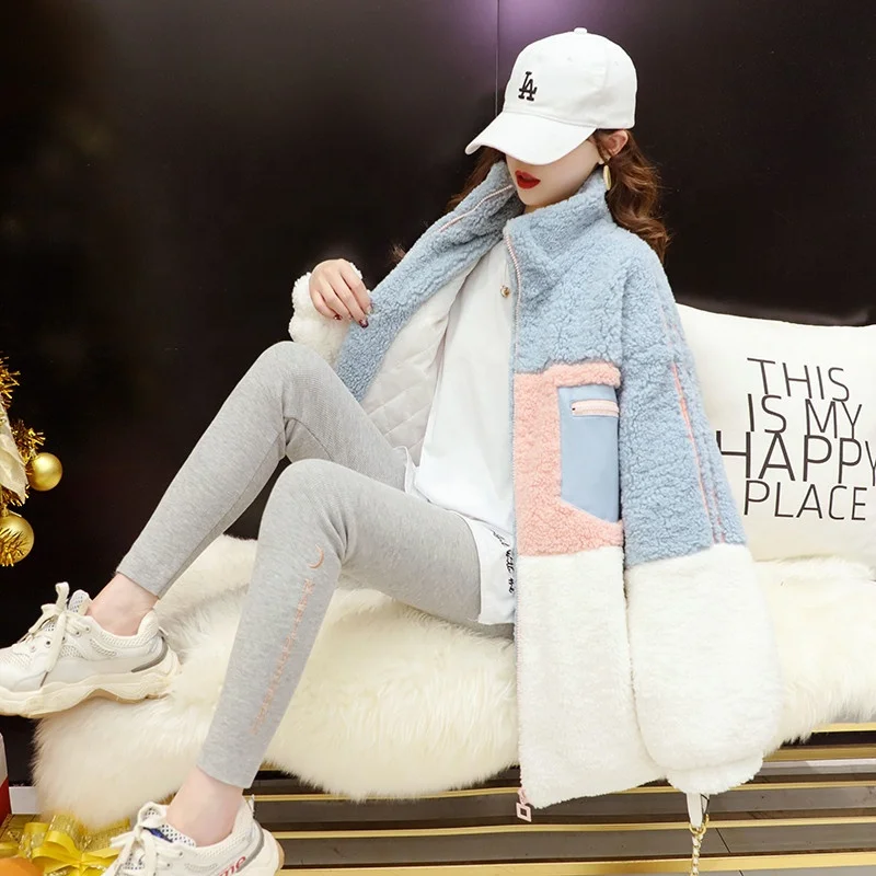 Women's warm lamb wool coat Korean version loose large size 2021 new autumn and winter plus velvet thick cardigan zipper sweater
Women's warm lamb wool coat Korean version loose large size 2021 new autumn and winter plus velvet thick cardigan zipper sweater