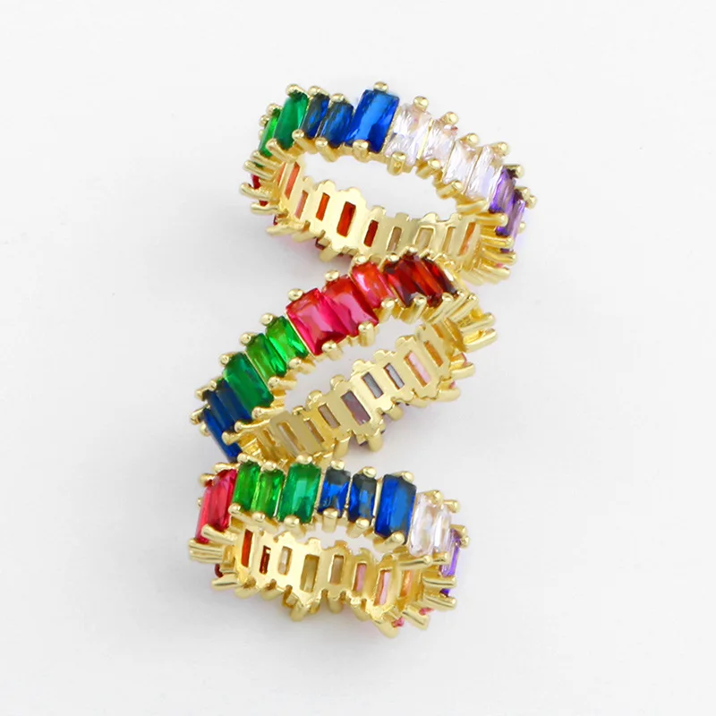 2021 New Fashion Fashion Designed Rainbow Hoop Earrings With Colorful Zircon Stone For Women
2021 New Fashion Fashion Designed Rainbow Hoop Earrings With Colorful Zircon Stone For Women