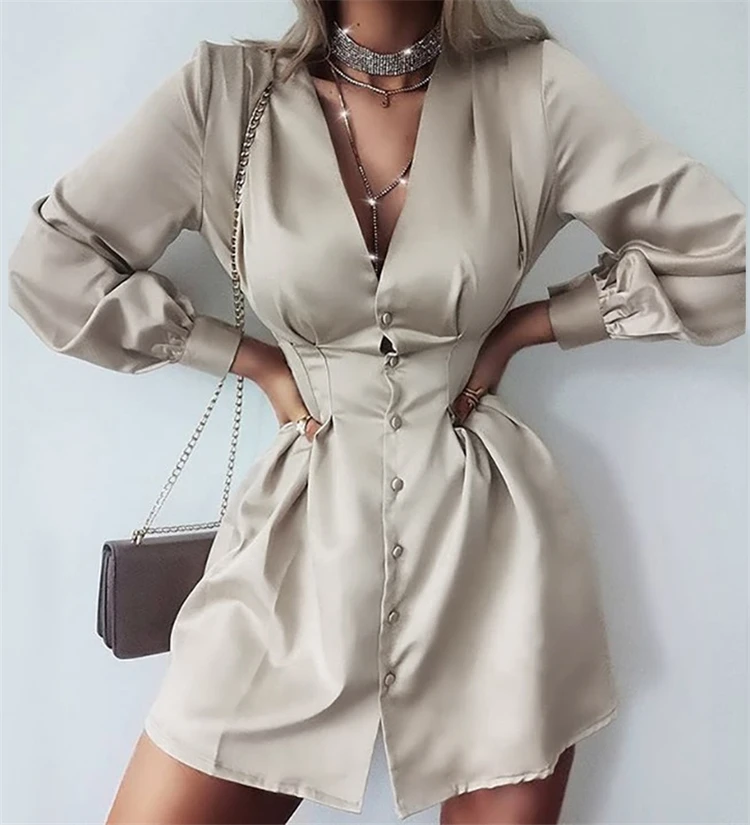 Customized Casual Apparel Manufacturers 2020 Hot Women Solid Color Fashional Dresses
Customized Casual Apparel Manufacturers 2020 Hot Women Solid Color Fashional Dresses