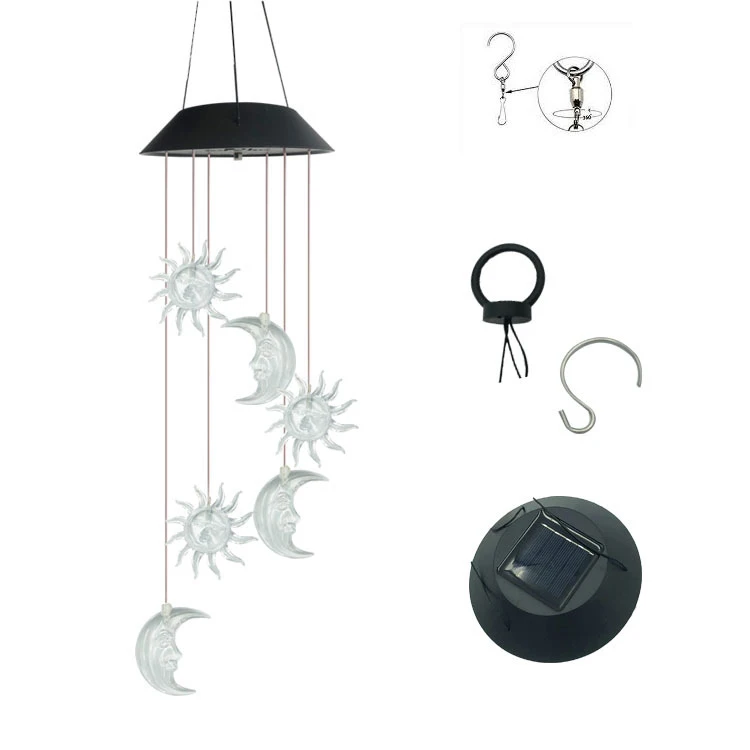 LJJZH161 Hanging wind chime colorful LED Solar landscape lawn lamp for Home Party Night Garden Decoration
LJJZH161 Hanging wind chime colorful LED Solar landscape lawn lamp for Home Party Night Garden Decoration