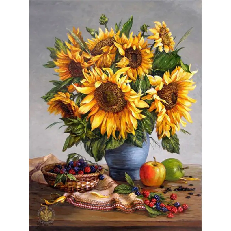 Wholesale DIY Crystal Rhinestone Diamond Painting Sunflower Diamond Embroidery Flower Decor For Home
Wholesale DIY Crystal Rhinestone Diamond Painting Sunflower Diamond Embroidery Flower Decor For Home