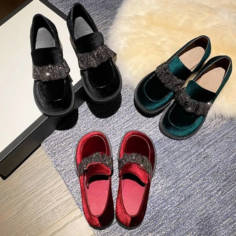 New Style Suede Upper Daily Walking Women Loafers Luxury Casual Leather Shoe Ladies Shoes, Green black wine
New Style Suede Upper Daily Walking Women Loafers Luxury Casual Leather Shoe Ladies Shoes, Green black wine