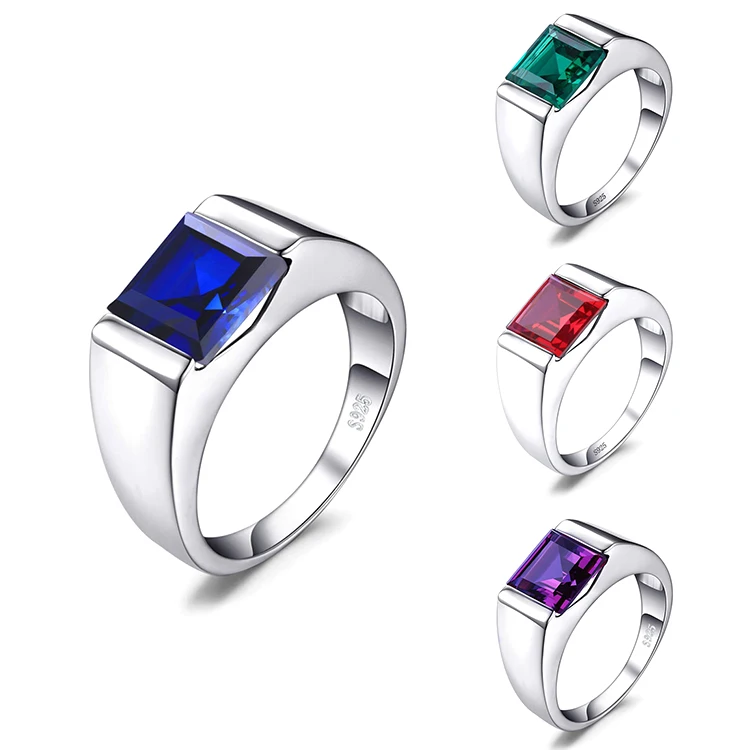Custom Gemstone Men Ring Jewelry Diamond 925 Sterling Silver Ring Sapphire Rings For Gift
Custom Gemstone Men Ring Jewelry Diamond 925 Sterling Silver Ring Sapphire Rings For Gift