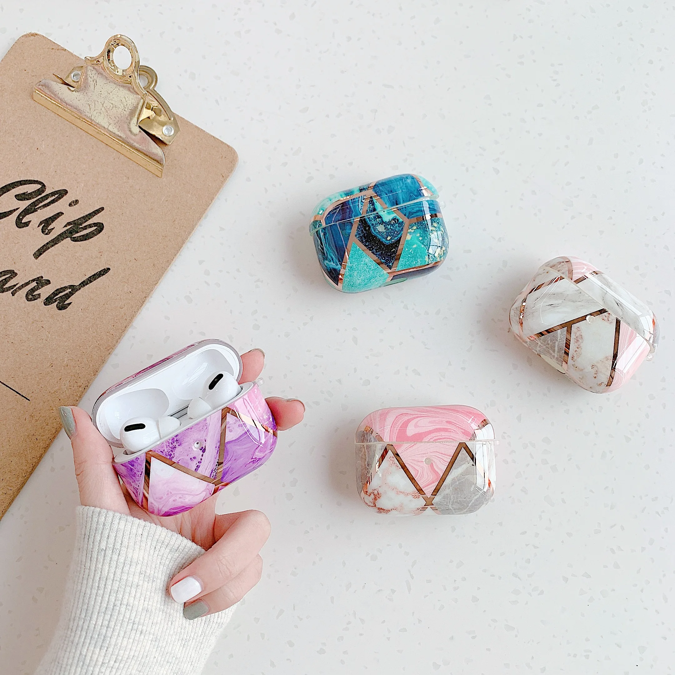 Cute Marble Women Girls style Protective Hard Case Cover Air pro case Earphone Cover Accessories for apple airpods case
Cute Marble Women Girls style Protective Hard Case Cover Air pro case Earphone Cover Accessories for apple airpods case