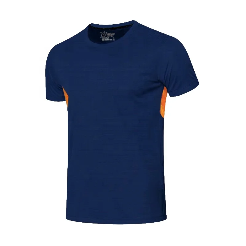 Summer men sports t- shirt short-sleeve customized logo outdoor running wear quick drying clothing, Custom color
Summer men sports t- shirt short-sleeve customized logo outdoor running wear quick drying clothing, Custom color