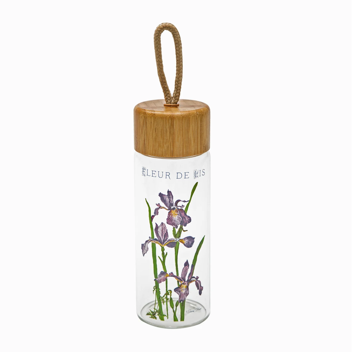 high borosilicate bamboo lid and rope Orchid portable glass cup watter bottle, Customized color
high borosilicate bamboo lid and rope Orchid portable glass cup watter bottle, Customized color