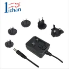 6W wall mount power supply EU AU UK US plug universal power adapter travel adaptor