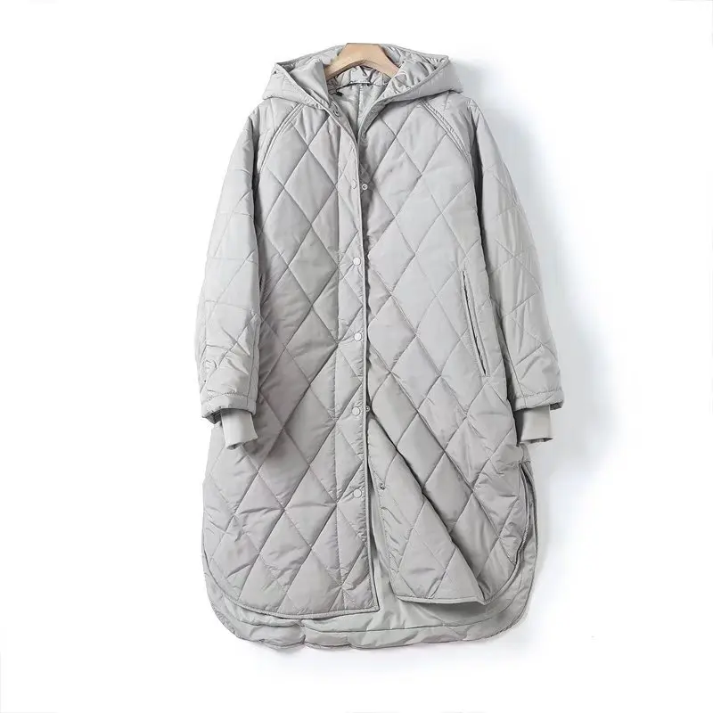 Wholesale Women's Winter European American Loose Diamond Hooded Cotton Coat Long Windbreaker Coat
Wholesale Women's Winter European American Loose Diamond Hooded Cotton Coat Long Windbreaker Coat