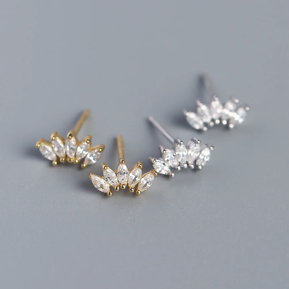 Wholesale New Design INS 925 Sterling Silver Jewelry Cubic Zironia Stud Earrings Women
Wholesale New Design INS 925 Sterling Silver Jewelry Cubic Zironia Stud Earrings Women