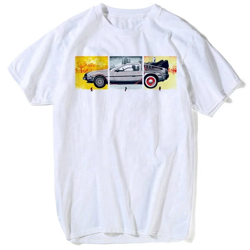 Wholesale Fashion Back To The Future car tshirt harajuku style top quality cotton funny men t shirts white cartoon t shirt
Wholesale Fashion Back To The Future car tshirt harajuku style top quality cotton funny men t shirts white cartoon t shirt