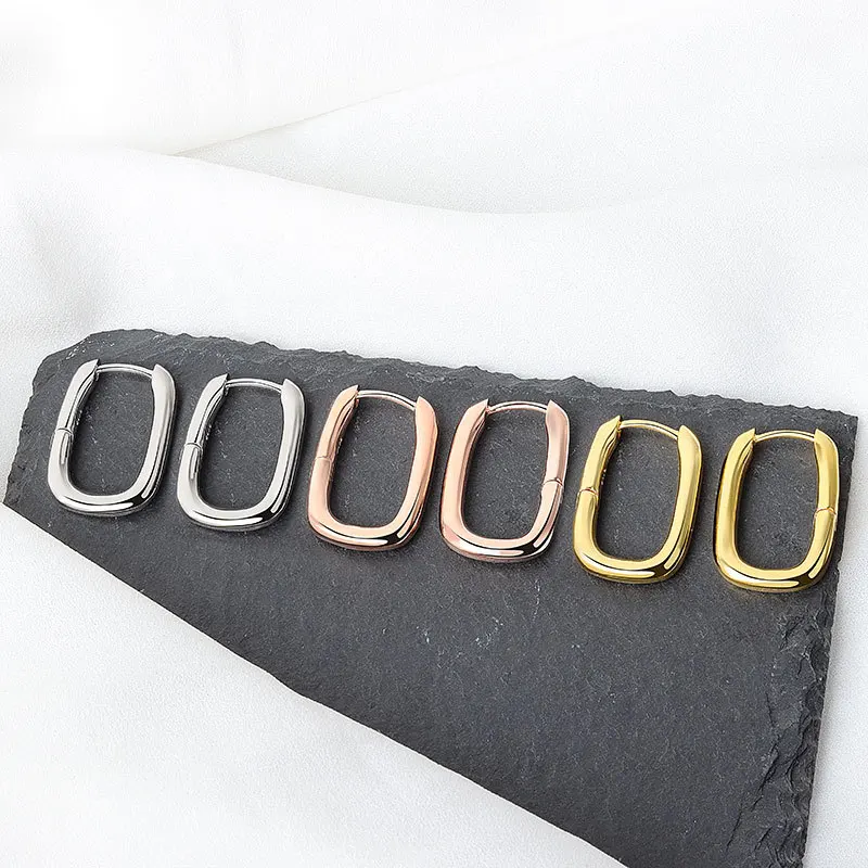 Fashion Minimalist Design Geometric Oval Round Clip On Earring S925 Stamp Hollow Oval Round Hoop Earrings For Women
Fashion Minimalist Design Geometric Oval Round Clip On Earring S925 Stamp Hollow Oval Round Hoop Earrings For Women