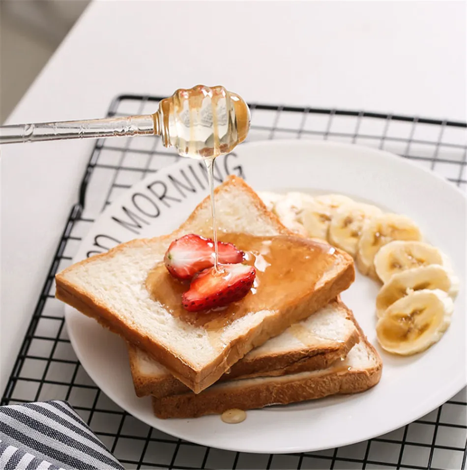 15cm Long Handle Kitchen Gadget Honey Jar Dipper Stick Syrup Dispenser Server Keuken Accesoires 1Pc Glass Honey Spoon, As photo
15cm Long Handle Kitchen Gadget Honey Jar Dipper Stick Syrup Dispenser Server Keuken Accesoires 1Pc Glass Honey Spoon, As photo