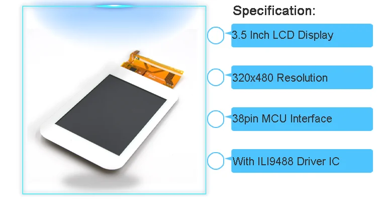 capacitive lcd 320x480