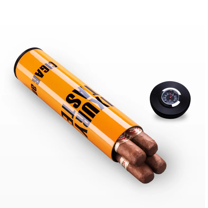 JIFENG high quality customized cigar tube with humidifier and hygrometer for 3 cigars, N/a
JIFENG high quality customized cigar tube with humidifier and hygrometer for 3 cigars, N/a