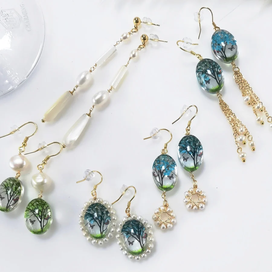 E516-520 Factory Fashion 2021 Pearl Long flower butterfly Earrings Girls Earings For Women
E516-520 Factory Fashion 2021 Pearl Long flower butterfly Earrings Girls Earings For Women
