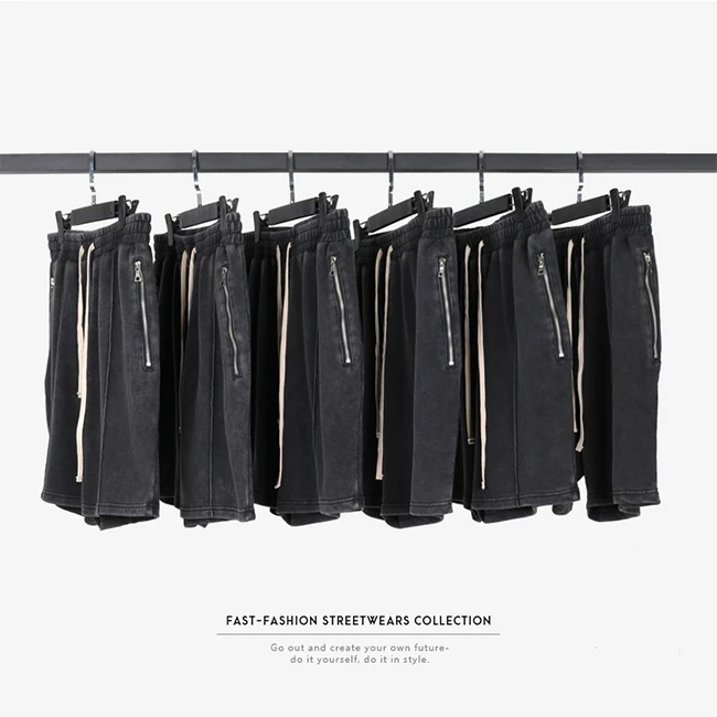 Private Label Custom Logo Fitness Sweatwear Washed Short Pants for Men Wholesale Sweat Shorts
Private Label Custom Logo Fitness Sweatwear Washed Short Pants for Men Wholesale Sweat Shorts