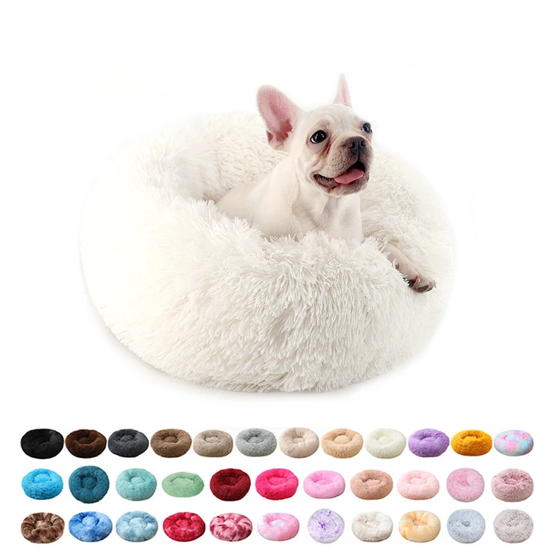 Wholesale comfortable washable soft donut cat dog sofa bed, round luxury plush fluffy pet bed
Wholesale comfortable washable soft donut cat dog sofa bed, round luxury plush fluffy pet bed