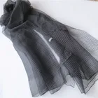 Modal Linen ex-factory price keep warm checkered stoles black scarf