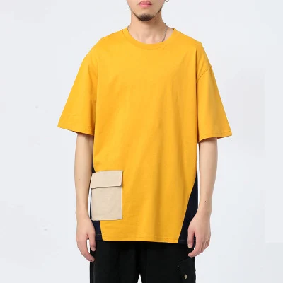 Fashion custom streetwear pocket contrast plain oversized tshirt 100% cotton t shirt for men unisex, Our color or custom
Fashion custom streetwear pocket contrast plain oversized tshirt 100% cotton t shirt for men unisex, Our color or custom