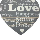 Craft Hanging Sign Custom Heart Love Home Decoration Craft MDF Wooden Hanging Wall Plaque Sign For Gift With Rope