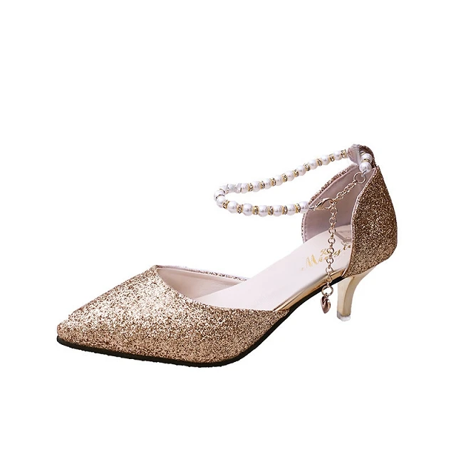 Wholesale Bridal Wedding Shoes Pumps Ladies Fancy Party Women High Heel Gold Dress Shoes
Wholesale Bridal Wedding Shoes Pumps Ladies Fancy Party Women High Heel Gold Dress Shoes