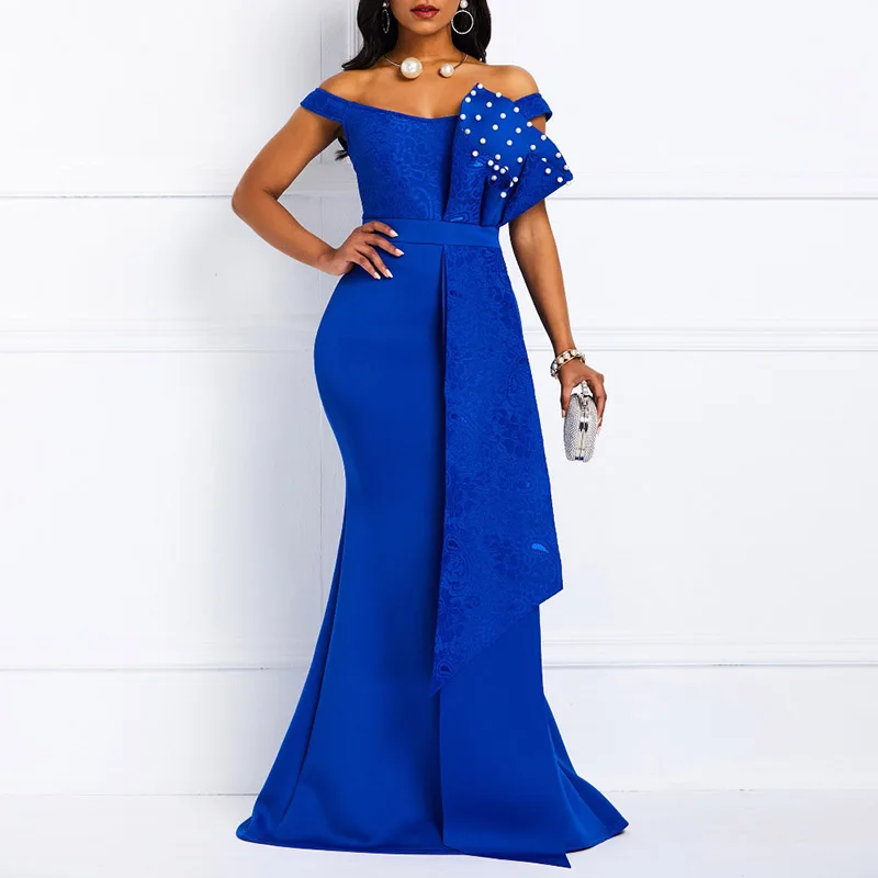 H & D Bodycon Fashion Women Dress Elegant African Ladies With Beaded Lace Wedding Evening Party Maxi Dresses
H & D Bodycon Fashion Women Dress Elegant African Ladies With Beaded Lace Wedding Evening Party Maxi Dresses