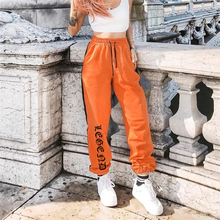 Hot Gothic Letters Print Drawstring Fall Pants For Women Hip Hop Street Dance Casual Harem Pants Women Cargo Pants
Hot Gothic Letters Print Drawstring Fall Pants For Women Hip Hop Street Dance Casual Harem Pants Women Cargo Pants