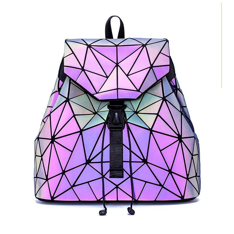 Trendy New Style Fashionable Night Shiny Colorful Female Durable Cool Funny Backpack Luminous Geometric School Bag
Trendy New Style Fashionable Night Shiny Colorful Female Durable Cool Funny Backpack Luminous Geometric School Bag