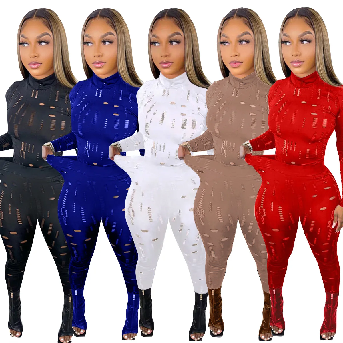 2021 Hollow Out Hole High Waist Woman 2 Piece Outfits Black Leggings Set Casual Women Set, White / black/blue / apricot/red
2021 Hollow Out Hole High Waist Woman 2 Piece Outfits Black Leggings Set Casual Women Set, White / black/blue / apricot/red
