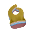 Food GradeBaby Dribble baby silicone bib set plastic bib