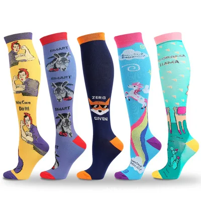 Autumn knee men's leisure sports cartoon pressure socks quick dry standard compression socks, Custom color
Autumn knee men's leisure sports cartoon pressure socks quick dry standard compression socks, Custom color