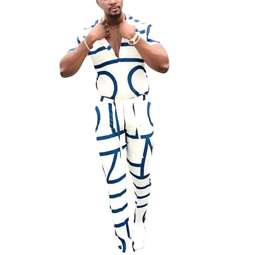 Summer Men's Casual Two-piece Sets Short Sleeve Tops And Long Pants Suits Spring 2024 Fashion Pattern Print Outfit Men Tracksuit
Summer Men's Casual Two-piece Sets Short Sleeve Tops And Long Pants Suits Spring 2024 Fashion Pattern Print Outfit Men Tracksuit