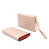 OEM women genuine leather clutch wallet high quality coin purses fashionable ladies purses