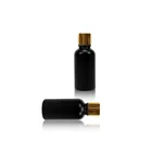 High-end matte black glass bollte10ml 20ml 30ml nail polish bottle