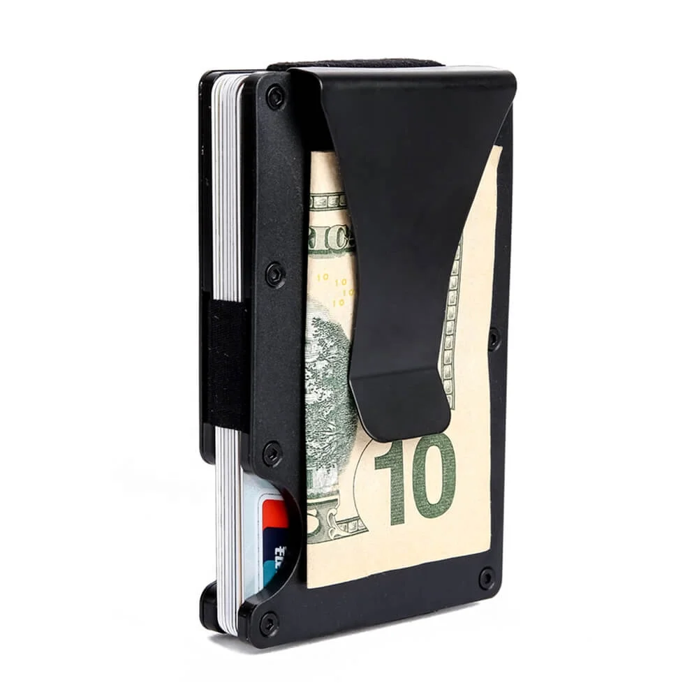 Dropshipping Popular Metal Money Clip Credit Card Holder Wallet for Men with RFID Blocking Slim Aluminum Minimalist Men Wallet
Dropshipping Popular Metal Money Clip Credit Card Holder Wallet for Men with RFID Blocking Slim Aluminum Minimalist Men Wallet
