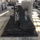 Stone Granite Tombstone Granite Monument Tombstone Monumental Grave Stone And Monument Black Granite Cross Tombstone