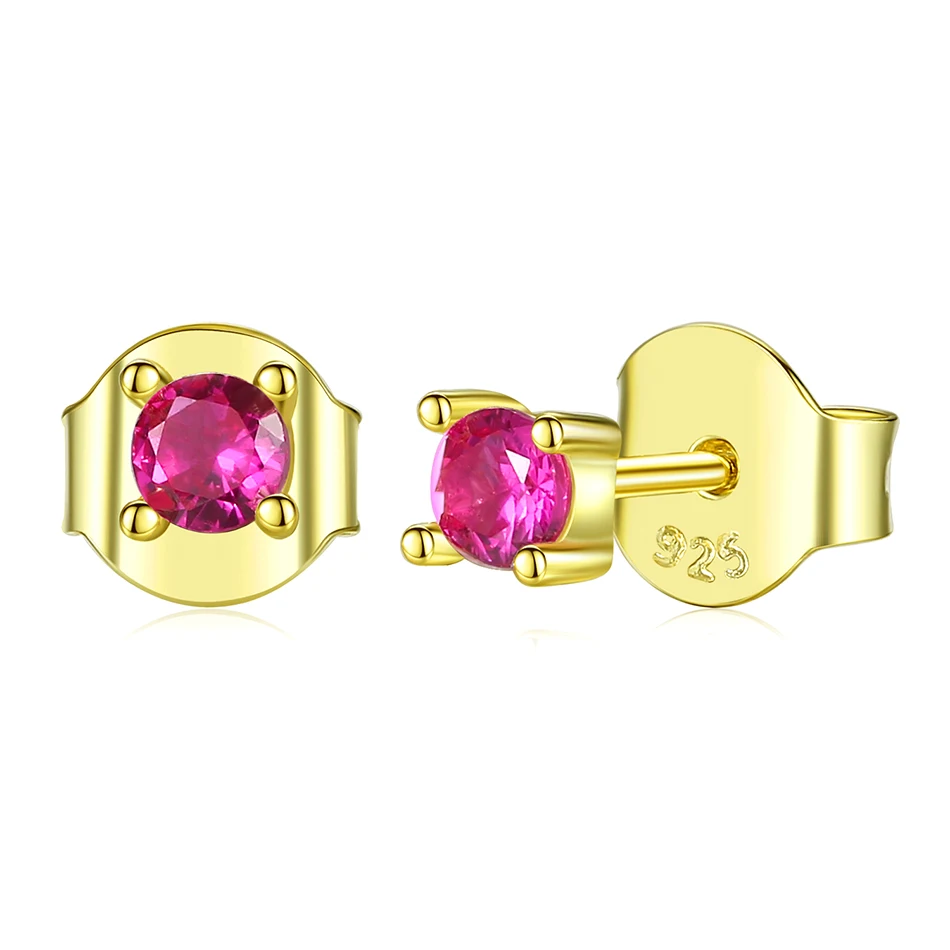 Noble Authentic 925 Sterling Silver Earrings Crystal And 14K Gold Stud Earrings Fit Fashion Women Jewelry, Glod
Noble Authentic 925 Sterling Silver Earrings Crystal And 14K Gold Stud Earrings Fit Fashion Women Jewelry, Glod