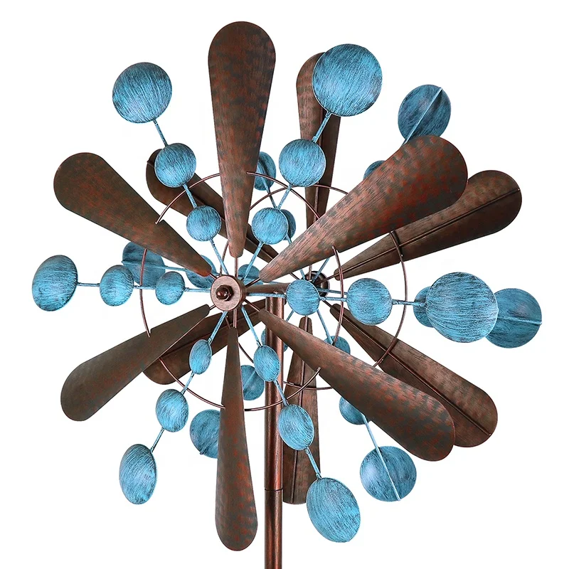 Amazon Hot Selling Bronze Dots Copper Wind Spinner Patio Furniture Wholesale Metal Garden Wind Spinner, Copper and teal
Amazon Hot Selling Bronze Dots Copper Wind Spinner Patio Furniture Wholesale Metal Garden Wind Spinner, Copper and teal