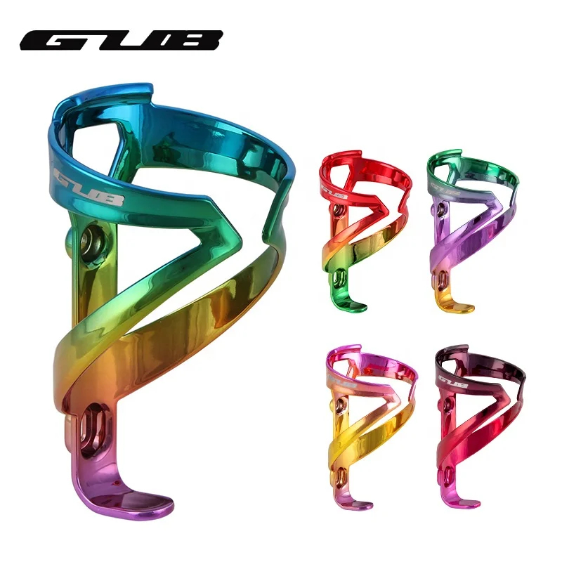 GUB Ultralight Bicycle Water Bottle Holder Gradient Dazzling Fiberglass Nylon Integrally Molded bike bottle cage
GUB Ultralight Bicycle Water Bottle Holder Gradient Dazzling Fiberglass Nylon Integrally Molded bike bottle cage