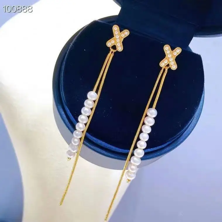 Certified Jewelry Ornament's Small Pearl Earrings Retro Temperament Long Fringed Earring Thread Dual-Wear One Piece Dropshipping
Certified Jewelry Ornament's Small Pearl Earrings Retro Temperament Long Fringed Earring Thread Dual-Wear One Piece Dropshipping