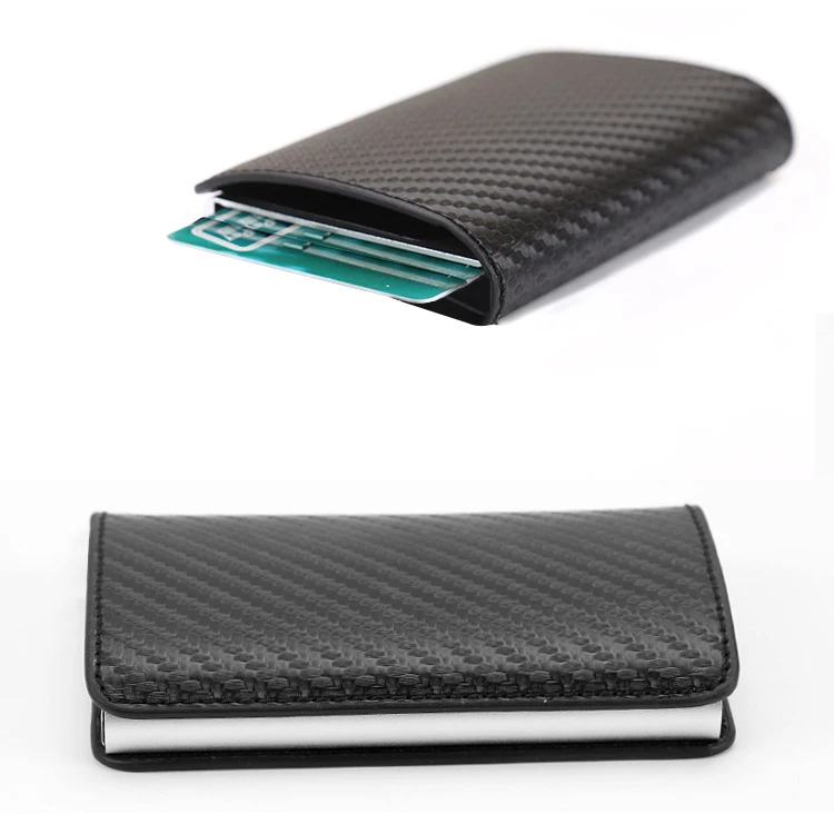 2023 RFID Protective Credit Card Holder Carbon Fiber Pattern PU Leather Card Case for Men
2023 RFID Protective Credit Card Holder Carbon Fiber Pattern PU Leather Card Case for Men